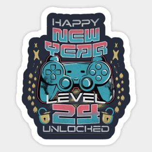 Happy New Year Level 24 Unlocked Sticker